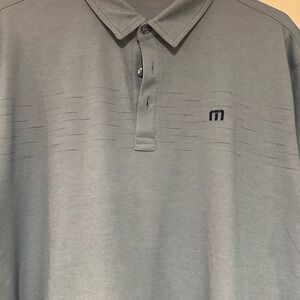 Travis Mathew blue polo, XL - worn twice